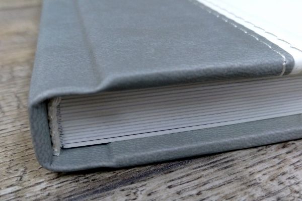 Фотокнига в составной обложке из термокожи 8