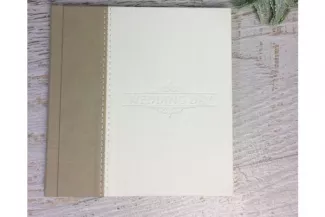 БАБОЧКА с тиснением «Wedding day» 3